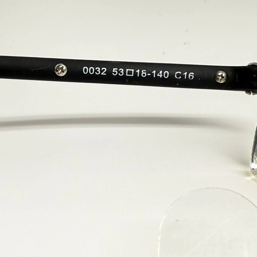 Visual rimless eyeglasses